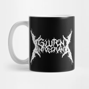 Metal Band Logo Gluten Intolerance Mug